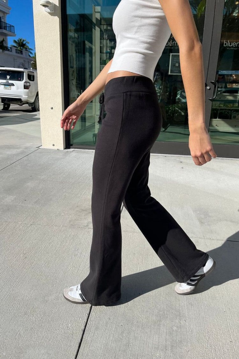 Pantalon Brandy Melville Hillary Soft Yoga Noir | ROD-09521670